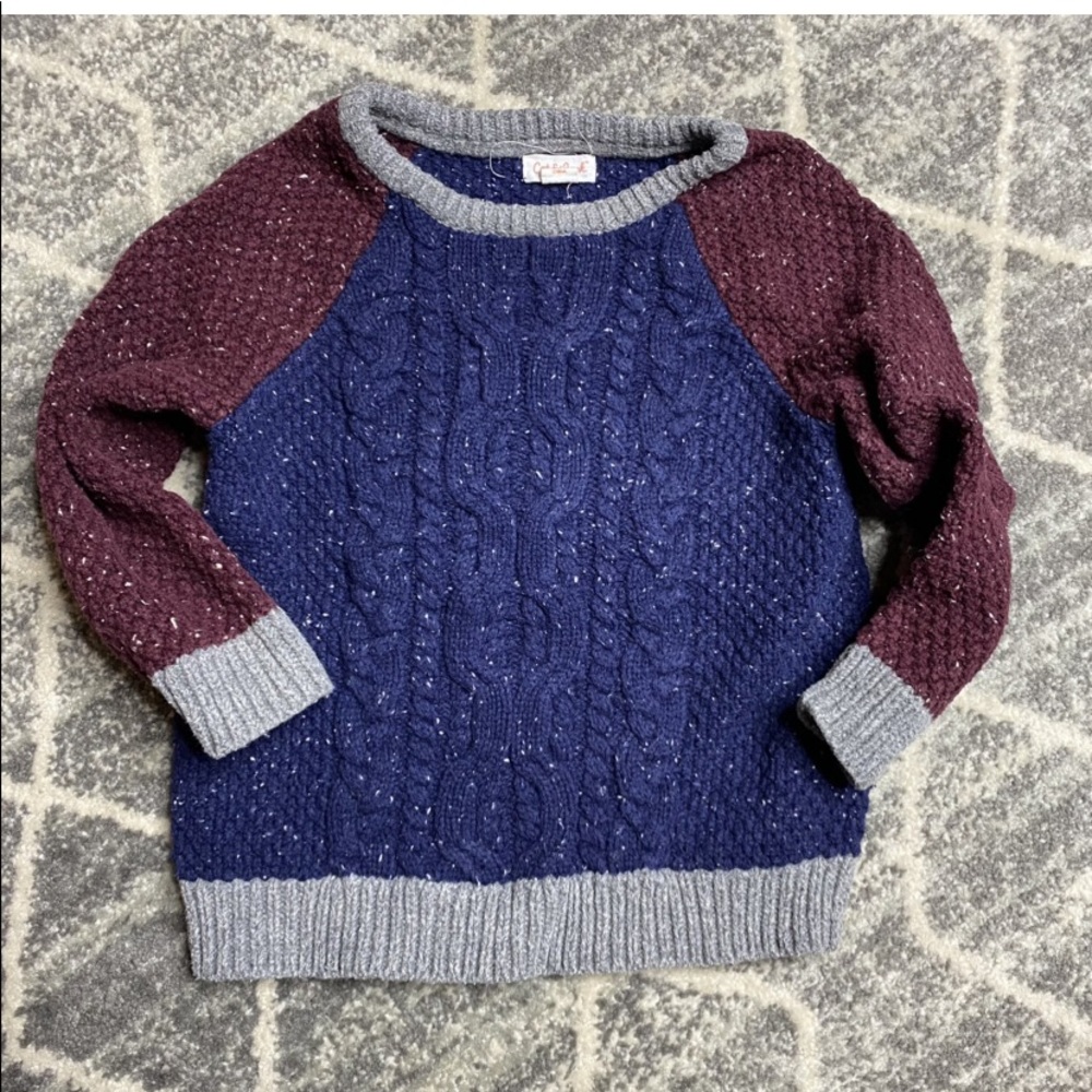 Cat & Jack Color block Sweater